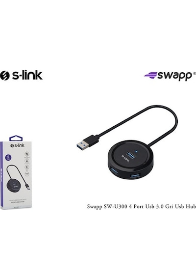 S-Link Sw-U300 4 Port Usb3.0 Çoklaycı