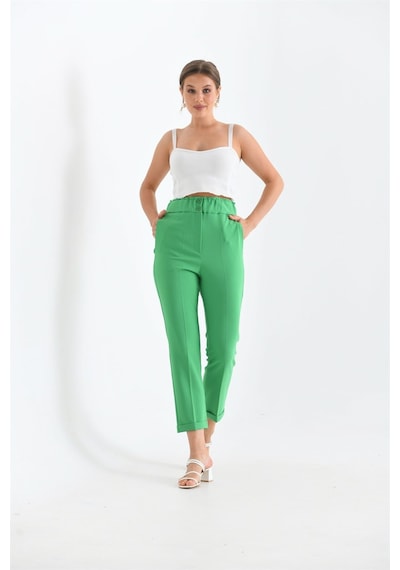 Ftz Women Kadın Douable Crep Benetton-benetton Yeşil