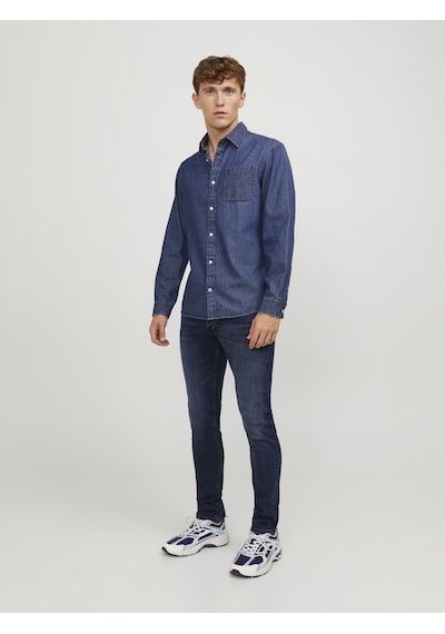 Jack & Jones Glenn 812 Slim Fit Jean - 12173407 Blue Denim