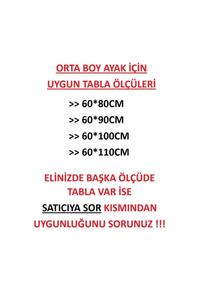 Katlanır Masa Ayağı-orta Boy Gri
