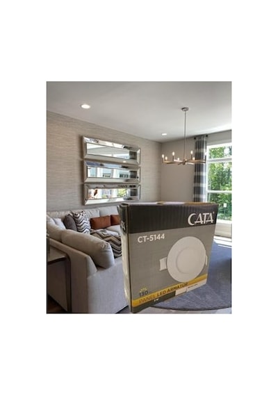 Ayrex Cata Ct-5144 3w Günışığı Led Panel Spot Metal Kasa - 10 Adet Diğer