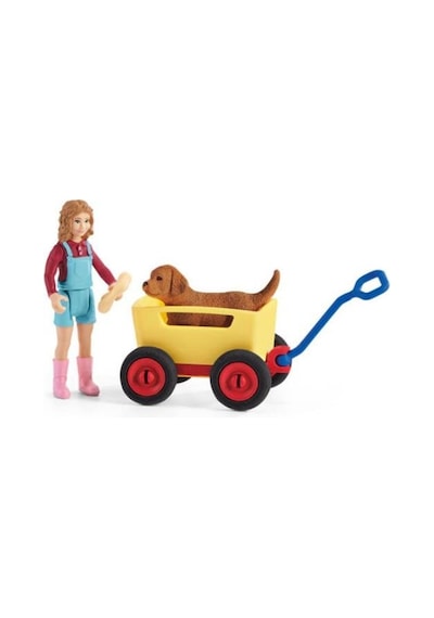 Schleich Yavru Köpek Arabası 42543