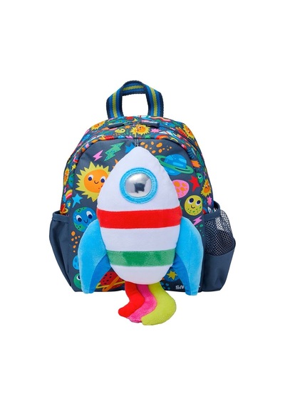 Smiggle Little Journeys Junior Mini Sırt Çantası Gri 458366 Çok  Renkli