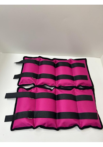 Me&ra Sport 2 Kg X 2 Adet El Ayak Bilek Ağırlık Seti Kum Ağırlık Torbası Pembe