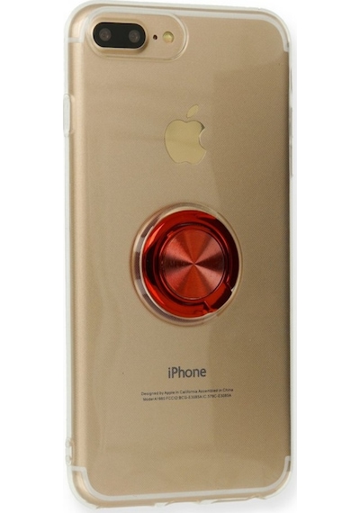 Fitcase Apple Uyumlu iPhone 7 Plus / 8 Plus Kilif Gross Ring Seffaf Arka Kapak 514447573