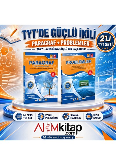 Apotemi Paragraf Ve Problemler 2 Kitap Set