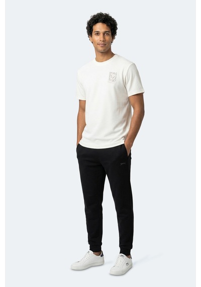 Slazenger Zegna Erkek Beyaz Tişört