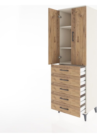 Hyperion Dolap 3 Raflı 5 Çekmeceli 2 Kapaklı 60x44x195 Aytaşı... Aytaşı Hyperion Dolap 3 Raflı 5 Çekmeceli 2 Kapaklı 60x44x195 Aytaşı... Aytaşı