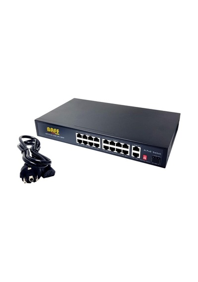 Baff 16+2 Port 10/100/1000 Gigabit Al-poe Switch