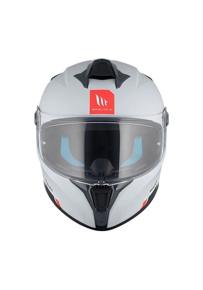 Mt Helmets Targo S Solid Kapalı Motorsiklet Kaskı Mat Beyaz
