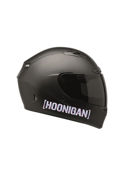Hoonıgan Yazılı Hologram Motosiklet Kask Sticker Etiket Modeli