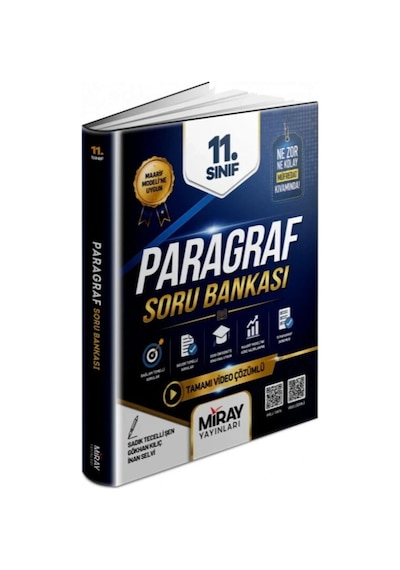 Miray Yayınları Miray 11. Sınıf Paragraf Maarif Model Soru Bankası