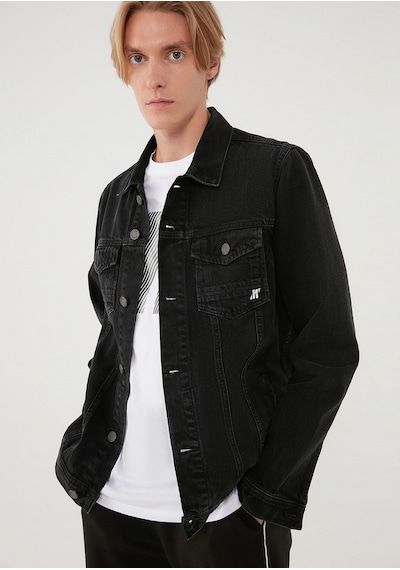 Mavi Drake Pro Koyu Gri Denim Ceket Regular Fit / Normal Kesim 010143-32231 Gri