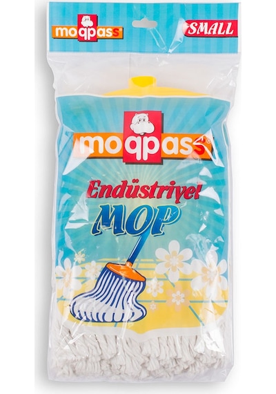 Moqpass Endüstriyel İp Mop Small Beyaz