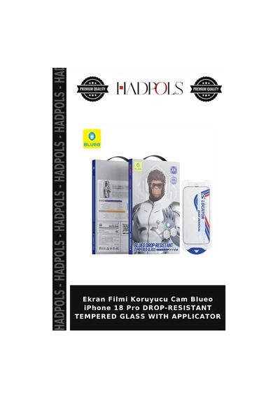 Ekran Filmi Koruyucu Cam Blueo İphone 18 Pro Drop-resıstant Tempered Glass Wıth Applıcator