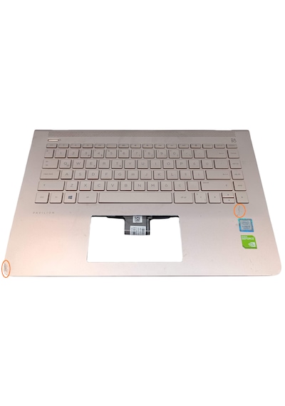 Hp Pavilion 14-bk Üst Kasa Klavye Rose Gold