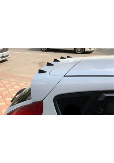 Şüscar 5 Li Mini Shark Balina Anten Seti Balık Sırtı Süs Anten Kırmızı