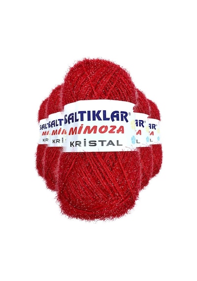 5 Adet Mimoza Kristal Işıltılı Şal Patik Yelek İpi 25