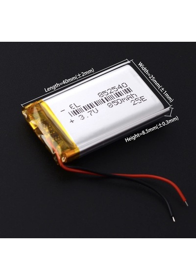 852540 850mah 3.7v Lityum Polimer Pil Batarya Değişim