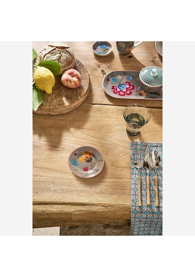 Haki Porselen Petit Four Tabağı 12 Cm