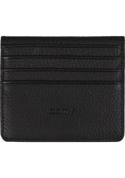 Damy Hakiki Deri Unisex Kartlık 512mg - Siyah
