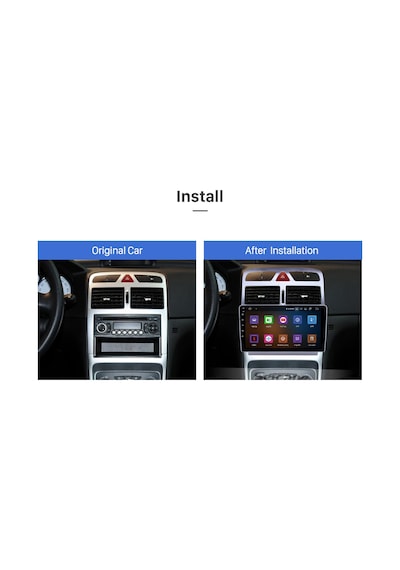 Peugeot 307 2002-2013 Multimedya Navigasyon Usb Kamera Carplayer 6 Ram