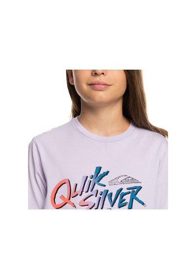 Quiksilver Signature Move Erkek Çocuk Tişört Mor
