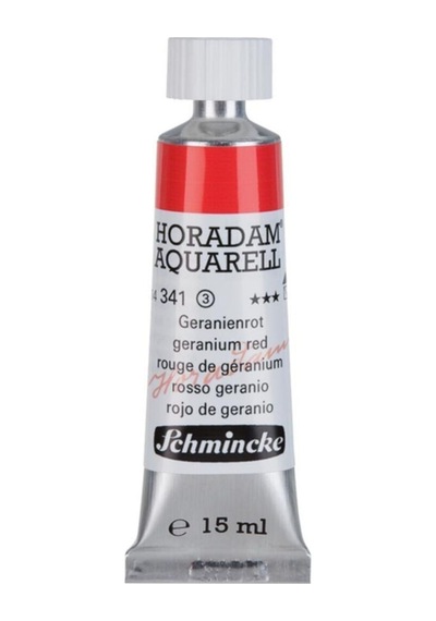 Schmincke : Horadam Aquarell Artist Sulu Boya : 15 Ml Tüp : Seri 3 341 Geranium Red