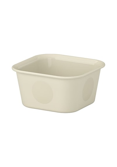 Ikea Nojıg Kutu, Bej, 10x10x5 Cm
