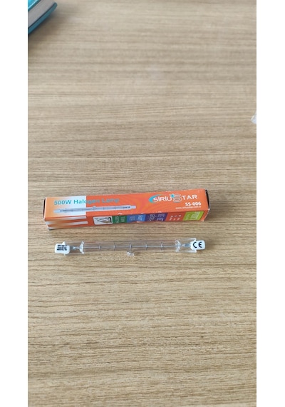Siriustar 1000w Çubuk Halojen Ampul 230v Kalem Çift Uçlu R7sprojektör Ampulü SS--007 -