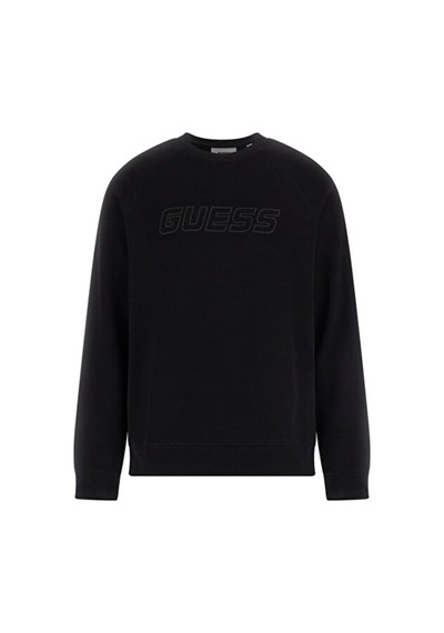 Guess New Aldwin Erkek Aktif Sweatshirt Siyah