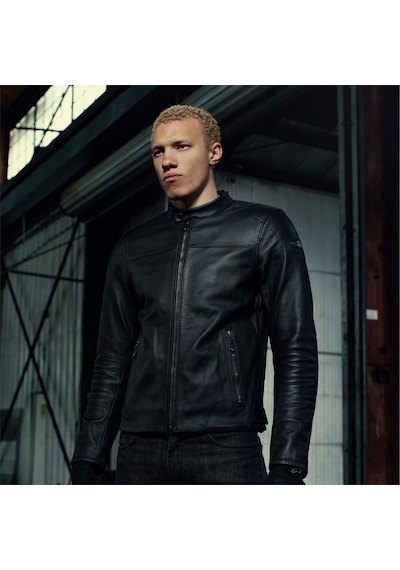 Alpinestars Blacktrak Korumalı Deri Motosiklet Montu