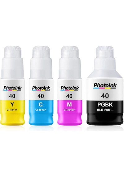 Canon Gı 40 G1420 G2420 G2460 G3420 G3460 Uyumlu Photoink 1 Set 4