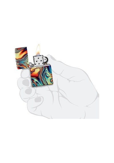 Zippo Çakmak 48612 Colorful Swirl Pattern