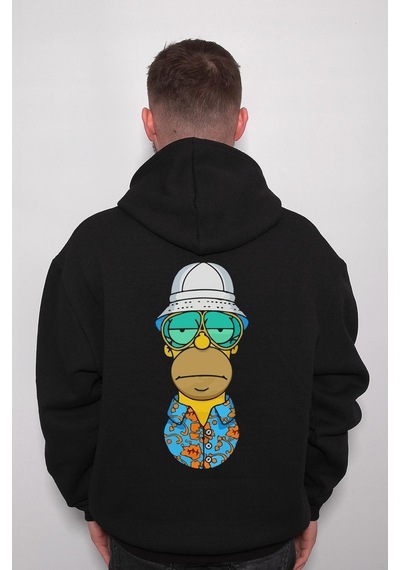 Simpson Hacıyatmaz Summer Holiday Oyuncak Sweatshirt Unisex Kapüşonlu Hoodie 001
