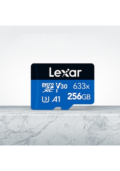 Sones Lexar 633x 256gb Yüksek Hızlı Cep Telefonu Kamera Hafızası Tf Kartı Anahtarı Genişletme Sürüş Kaydedici Özel Depolama Flaş Bellek Kartı