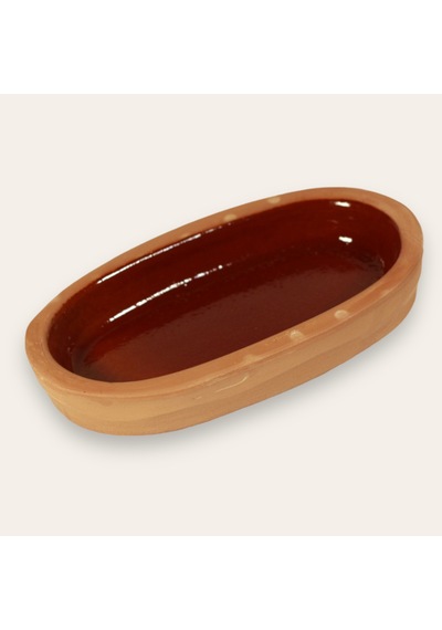 6'lı Toprak Sırlı Balık Güveci Tava 20x8x3 Cm
