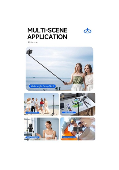 Ayarlanabilir Selfie Çubuğu Tripod 177cm - Otomatik Açılma, Çok Açı Ayarı, Kablosuz Uzaktan Kumanda, Alüminyum Gövde, 10m Mesafeden Fotoğraf Çekimi, Telefon Standı Tt01 Ayarlanabilir Selfie Çubuğu Tripod 177cm - Otomatik Açılma, Çok Açı Ayarı, Kablosuz Uzaktan Kumanda, Alüminyum Gövde, 10m Mesafeden Fotoğraf Çekimi, Telefon Standı Tt01