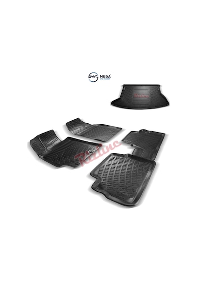 Toyota Uyumlu Auris Paspas Bagaj Havuzu 3D Rizline Set 2007-2013
