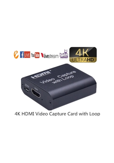 Usb Hdmı Hd Vıdeo Capture Kart 4759P 4K Xbox Ps4 Çevirici Aktarıc