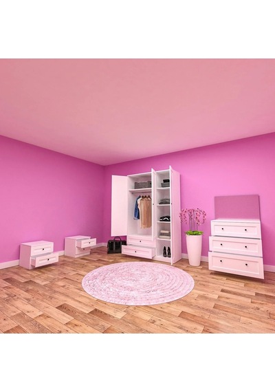 Country Genç Odası Takımı Mdf Beyaz Country Genç Odası Takımı Mdf Beyaz