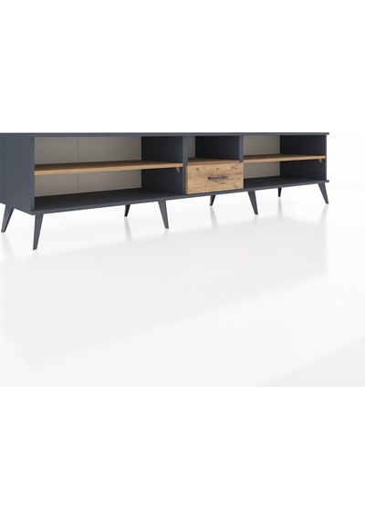 Hyperion Tv Ünitesi 3 Raflı Tek Çekmeceli 220x44x51 Antrasit-çam Atlas Çam/atlas Çam - Antrasıt Hyperion Tv Ünitesi 3 Raflı Tek Çekmeceli 220x44x51 Antrasit-çam Atlas Çam/atlas Çam - Antrasıt