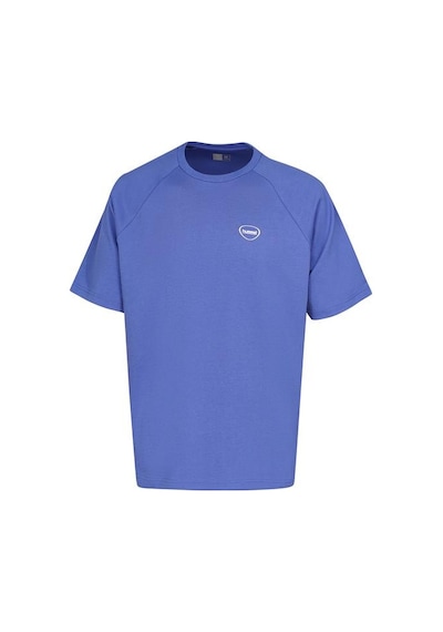 Hummel Inter Erkek Mavi Yuvarlak Yaka Tişört Mavi