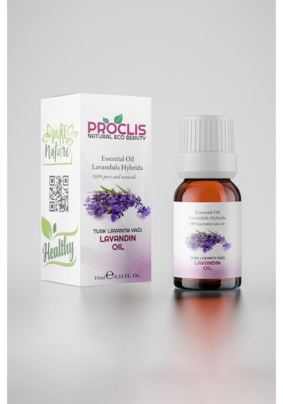 Proclis Türk Lavanta Yağı %100 Doğal Bitkisel Uçucu Yağ 10 ML