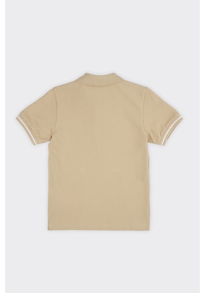 Unisex Çocuk Kısa Kollu Bej Polo Yaka Tişört Çok Renkli 9931BK05002