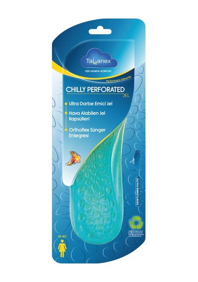 Tabanex Chilly Perforated Jel Tabanlık - Kadın