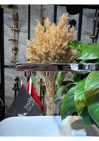 İsaoğlu Yapı Arıtmalı Mutfak Bataryası Silver Gümüş Premium Armatür Kare Arıtıcılı Batarya Gümüş
