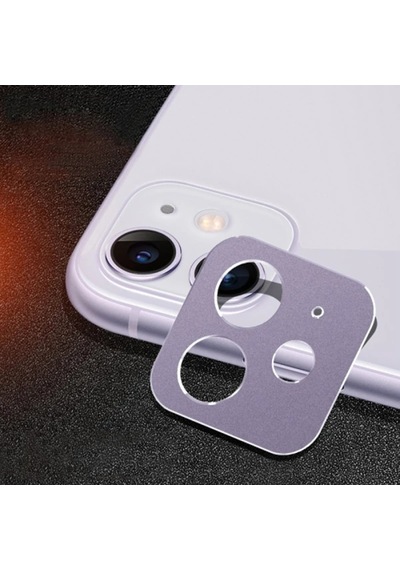 Apple, Uyumlu iPhone 11 6.1 3d Metal Kamera Koruyucu Metal Lens- 5775