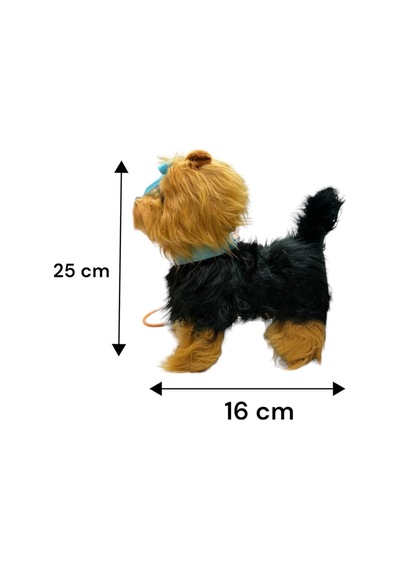 Vardem Oyuncak Tasma Kumandalı Yürüyen Havlayan Ve Kuyruk Sallayan Peluş Köpek Çok Renkli