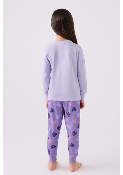 Rolypoly Kız Çocuk Mor Pijama Takımı Rp3465-c-v2 Mor